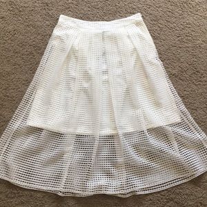 Who what wear bird cage skirt